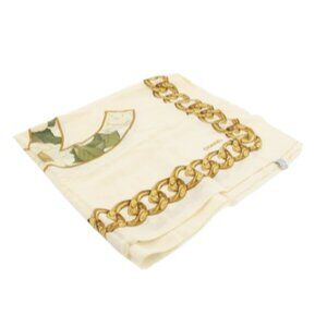 Chanel Chain Print Silk Scarf